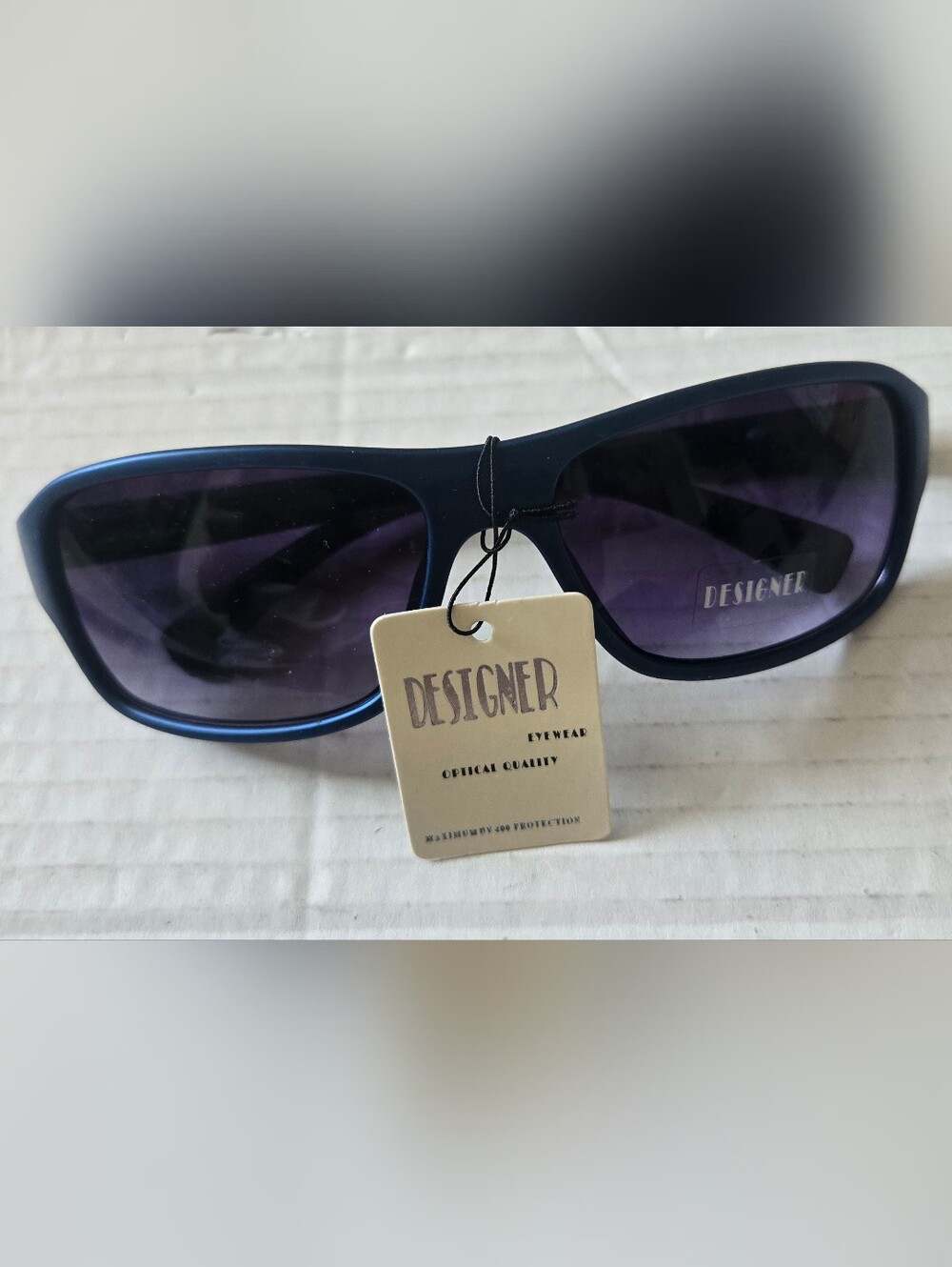 Designer Eyewear Opticial Quality Blue Sunglasses UV400